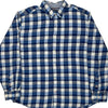 Tommy Hilfiger Checked Shirt - XL Blue Cotton