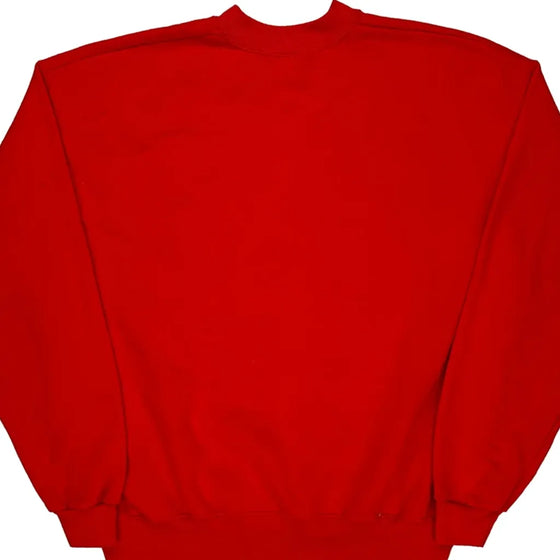 Chicago Bulls Made In Usa Hanes Graphic Sweatshirt - 2XL Red Cotton Blend