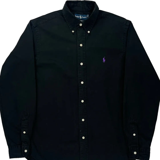 Ralph Lauren Shirt - Medium Black Cotton