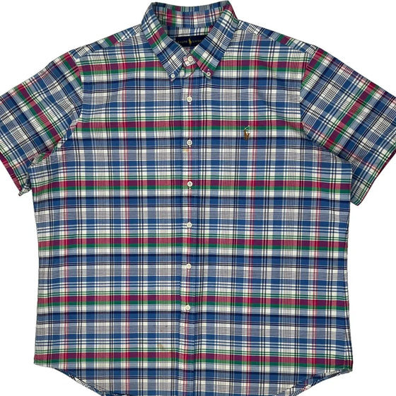 Ralph Lauren Short Sleeve Shirt - XL Multicoloured Cotton