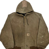 Workwear Carhartt Jacket - 2XL Brown Cotton