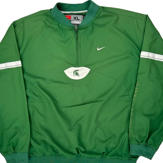 Michigan State Nike Graphic Windbreaker - XL Green Polyester