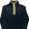 Ralph Lauren 1/4 Zip - Small Black Cotton