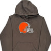 Cleveland Browns Nfl Graphic Hoodie - Large Brown Cotton