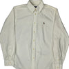 Ralph Lauren Shirt - Medium White Cotton