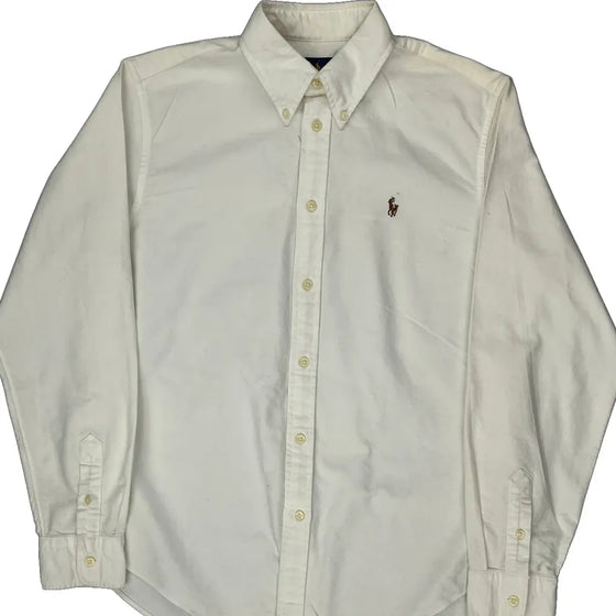 Ralph Lauren Shirt - Medium White Cotton