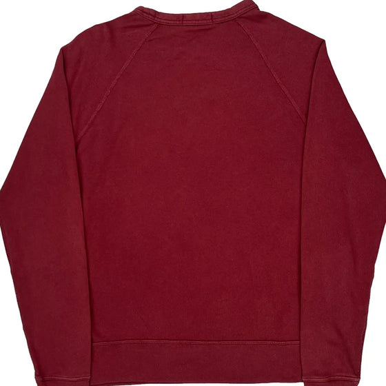 Ralph Lauren Sweatshirt - Small Burgundy Cotton