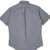 Ralph Lauren Striped Short Sleeve Shirt - Medium Blue Cotton