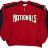 Nationals Majestic Graphic Windbreaker - 2XL Red Polyester