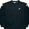 Eagles Nfl Sweatshirt - XL Black Cotton Blend