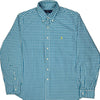 Ralph Lauren Checked Shirt - XL Blue Cotton