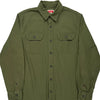 Wrangler Shirt - Medium Green Cotton Blend