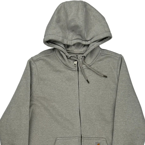 Carhartt Zip Up - XL Grey Cotton Blend