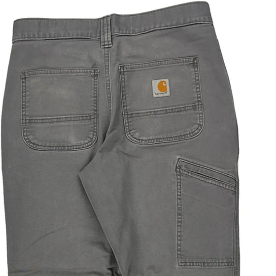 Carhartt Trousers - 28W UK 8 Grey Cotton Blend