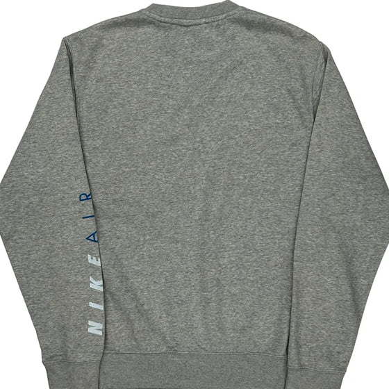 Nike Air Nike Graphic Sweatshirt - Small Grey Cotton Blend