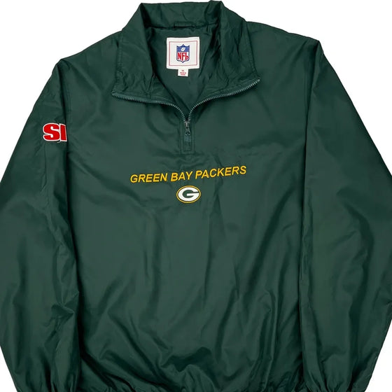 Green Bay Packers Nfl Graphic Windbreaker - XL Green Polyester