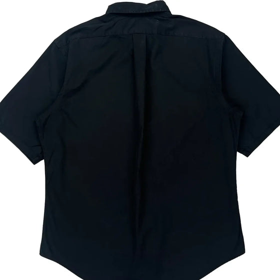 Ralph Lauren Short Sleeve Shirt - Large Black Cotton