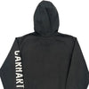 Workwear Carhartt Graphic Hoodie - Small Black Cotton Blend