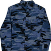 Lee Camo Shirt - Medium Blue Cotton Blend