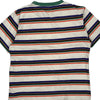 Striped Guess Graphic T-Shirt - Large Multicoloured Cotton