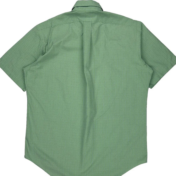 Polo Logo Ralph Lauren Checked Shirt - Medium Green Cotton