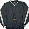 Age 13-15 Swoosh Nike Graphic Windbreaker - XL Black Polyester