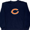 Chicago Bears Reebok Nfl Sweatshirt - XL Navy Cotton Blend