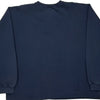 Nike Sweatshirt - 2XL Blue Cotton Blend