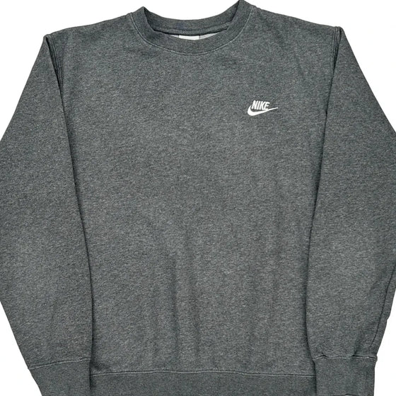 Nike Sweatshirt - Small Grey Cotton Blend