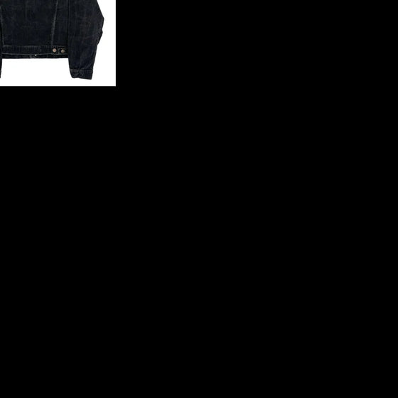 Levis Denim Jacket - Medium Black Cotton