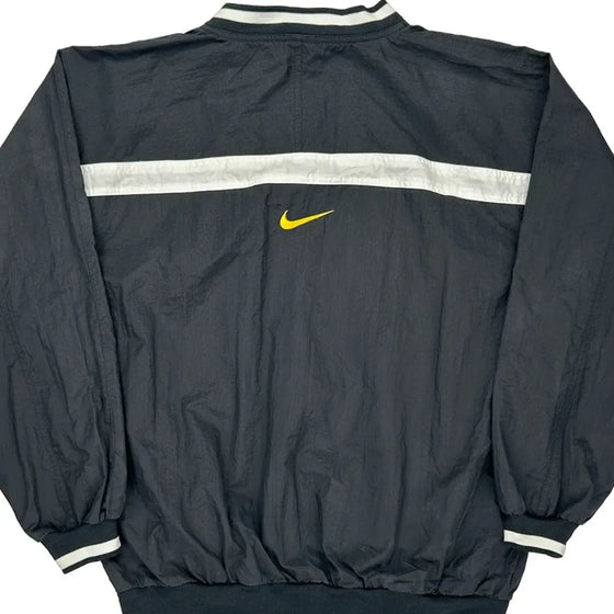 Age 13-15 Swoosh Nike Graphic Windbreaker - XL Black Polyester