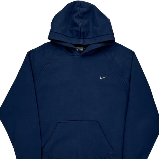 Nike Logo Nike Graphic Hoodie - XL Navy Cotton Blend