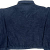 Fleece Polo Sport Jacket - XL Blue Polyester