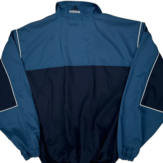 Adidas Track Jacket - Medium Blue Polyester