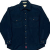 Levis Shirt - Medium Navy Cotton