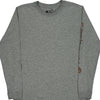 Carhartt Long Sleeve T-Shirt - Small Grey Cotton Blend