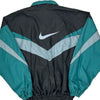 Nike Logo Nike Oversized Windbreaker - Large Black Nylon