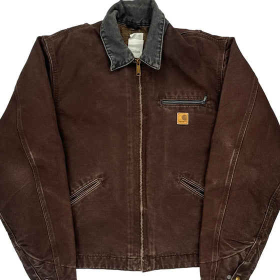 Carhartt Tall Jacket - Large Brown Cotton