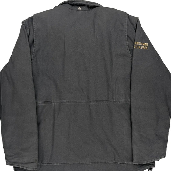 Klondex Mines Ltd Carhartt Jacket - XL Grey Cotton Blend