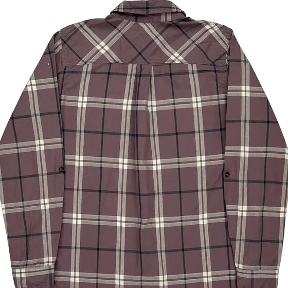 Carhartt Checked Shirt - Small Brown Cotton