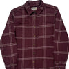 Carhartt Checked Shirt - Medium Burgundy Cotton