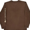 Big Game Hunter Carhartt Graphic Long Sleeve T-Shirt - Medium Brown Cotton