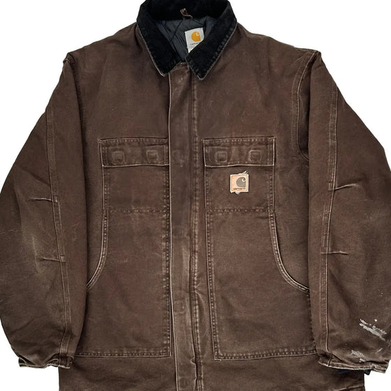 Carhartt Tall Jacket - XL Brown Cotton