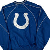 Indianapolis Colts Nfl Graphic Windbreaker - Large Blue Polyester