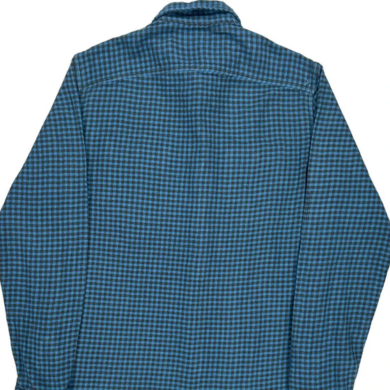 Double Rl Ralph Lauren Checked Shirt - Medium Blue Cotton