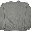 Miami Hurricane Football Nike Sweatshirt - Large Grey Cotton Blend