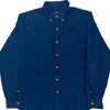 Indigo Oxford Ralph Lauren Shirt - Large Blue Cotton