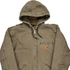 Carhartt Jacket - Medium Khaki Cotton Blend