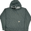 Carhartt Hoodie - Large Grey Cotton Blend