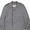 Vintage grey Aquascutum Trench Coat - mens medium